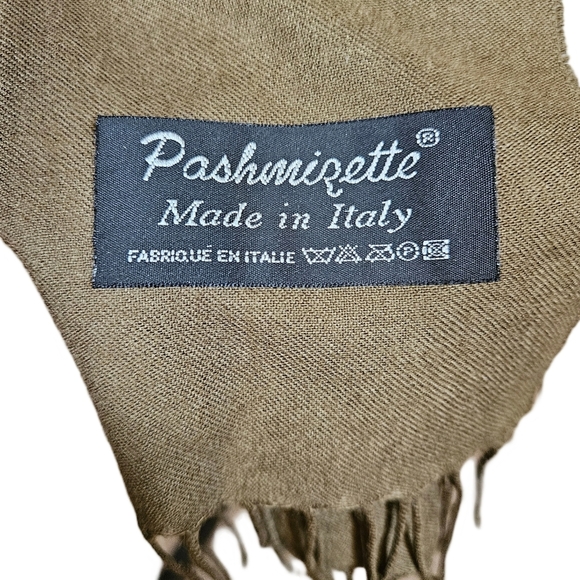 Scarf Bundle Of 2,Orange Is Peach Couture, Green Is Pashmizette, OS - Picture 4 of 13